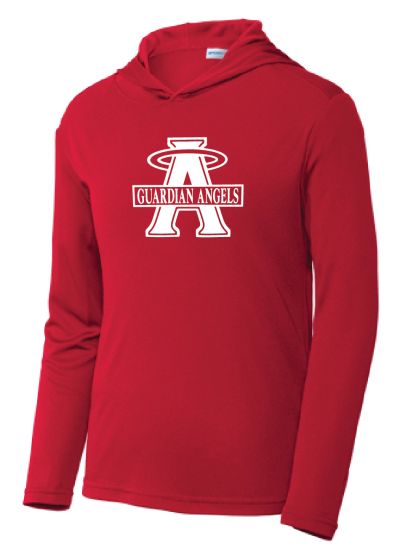 YOUTH Sport Tek Hoodie-Spiritwear, Red (YST358)